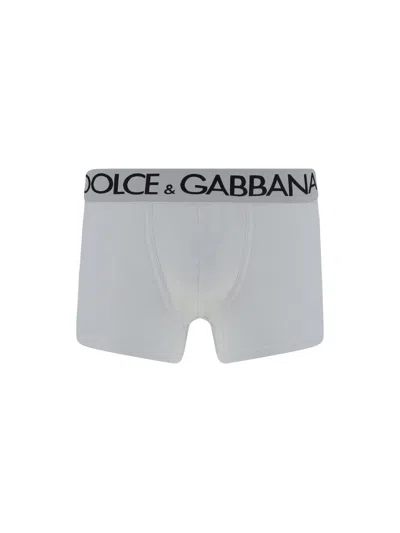 Dolce & Gabbana Logo Boxer Briefs In White