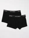 Dolce & Gabbana Set Of 2 Logo Cotton Boxer Briefs In Black