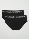 Dolce & Gabbana Logo-print Cotton Briefs (set Of Two) In Black