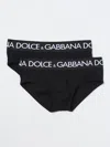 Dolce & Gabbana Logo-print Cotton Briefs (set Of Two) In Black