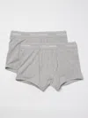 Dolce & Gabbana Dolce&gabbana 2-pack Logo Waist Boxer Briefs In Grey