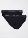 Dolce & Gabbana Pack Containing Two Brando Briefs Of The Same Color In Navy