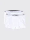 Dolce & Gabbana Set Of 2 Boxer Shorts With Logo In White