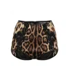 Dolce & Gabbana Leopard-print High-waist Briefs In Brown