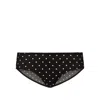 Dolce & Gabbana Polka-dot Silk-blend Briefs In Multicolor