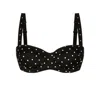 Dolce & Gabbana Polka Dot-print Balconette Bra In Multicolor