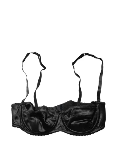 Dolce & Gabbana Underwired Balconette Bra In Black