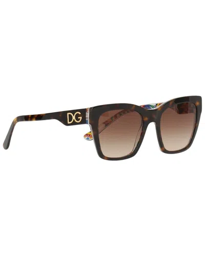 Dolce & Gabbana Women's Dg4384 53mm Sunglasses In Brown