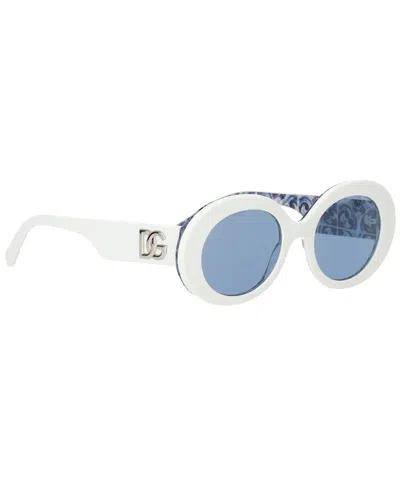 Dolce & Gabbana Women's Dg4448 51mm Sunglasses In White