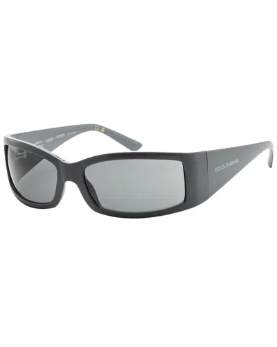 Dolce & Gabbana Unisex Dg6188 61mm Sunglasses In Black