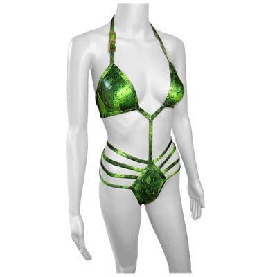 Pre-owned Dolce & Gabbana Unworn Logo Cutout Strappy Bodysuit Monokini Swimsuit Swimwear In Gray