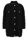 Dolce & Gabbana Used-effect Denim Jacket In Black