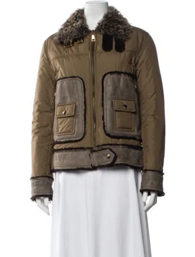 Pre-owned Dolce & Gabbana Utility Jacket In Brown