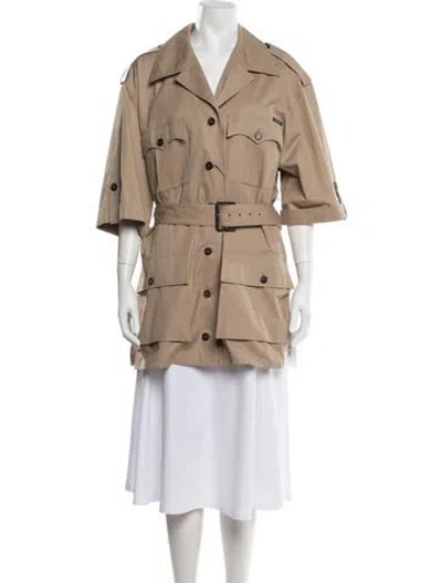 Pre-owned Dolce & Gabbana Utility Jacket W/ Tags In Neutrals