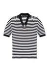 Dolce & Gabbana V-neck Polo Shirt In Multicolor