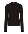 Dolce & Gabbana Man Sweater Dark Brown Size 40 Virgin Wool In Black