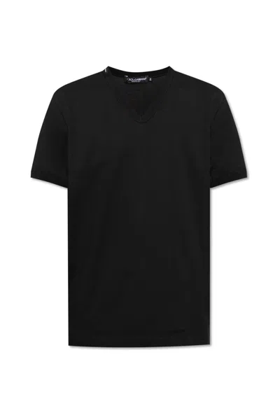 DOLCE & GABBANA DOLCE & GABBANA V-NECK T-SHIRT