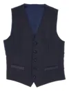 Dolce & Gabbana V-neck Vest In Blau