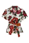 Dolce & Gabbana Vanity Pajama Shirt In Multi