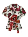Dolce & Gabbana Vanity Pajama Shirt In White