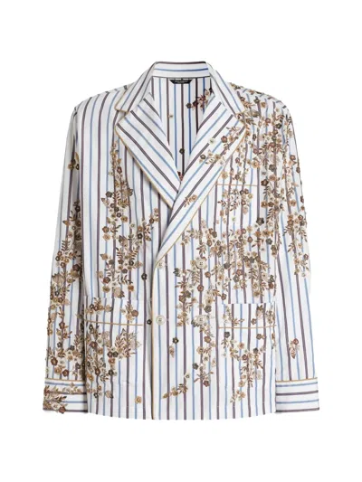 Dolce & Gabbana Vanity Robe With Embroidery In Multi