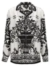 Dolce & Gabbana Majolica-print Twill Vanity Shirt In White