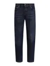 Dolce & Gabbana 5-pocket Jeans With Belt Loops And Contrast Stitching In Blue