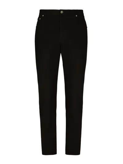 Dolce & Gabbana Straight Leg In Negro