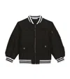 Dolce & Gabbana Sequin-embellished Striped Bomber Jacket