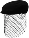 Dolce & Gabbana Cut-out Detailing Silk Blend Hat In Black