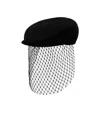 Dolce & Gabbana Cut-out Detailing Silk Blend Hat In Black
