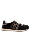 Dolce & Gabbana Cushion Low-top Sneakers In Black/ivory