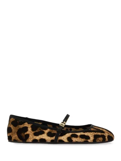 DOLCE & GABBANA DOLCE & GABBANA VELVET BALLERINA
