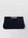 Dolce & Gabbana Velvet Chain Strap Clutch Bag
