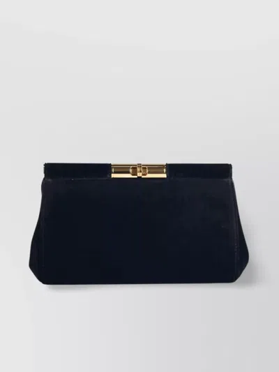 Dolce & Gabbana Velvet Chain Strap Clutch Bag