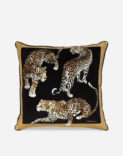 Dolce & Gabbana Velvet Cushion Large Multicolor Unisex Onesize