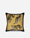 Dolce & Gabbana Velvet Cushion Medium Multicolor Unisex Onesize In Multicolor