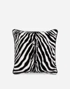 Dolce & Gabbana Velvet Cushion Medium Multicolor Unisex Onesize In Multicolor