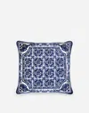 Dolce & Gabbana Velvet Cushion Medium Multicolor Unisex Onesize In Multicolor
