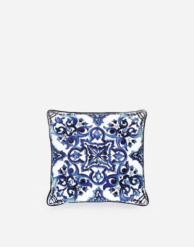 Dolce & Gabbana Velvet Cushion Small Multicolor Unisex Onesize