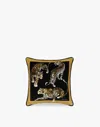 Dolce & Gabbana Velvet Cushion Small Multicolor Unisex Onesize In Multicolor