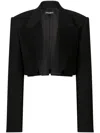 Dolce & Gabbana Short Tuxedo In Double Wool Jacket In Black
