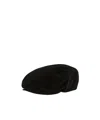 Dolce & Gabbana Velvet Flat-topped Hat In Black