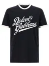 Dolce & Gabbana Round Neck T-shirt In Cotton