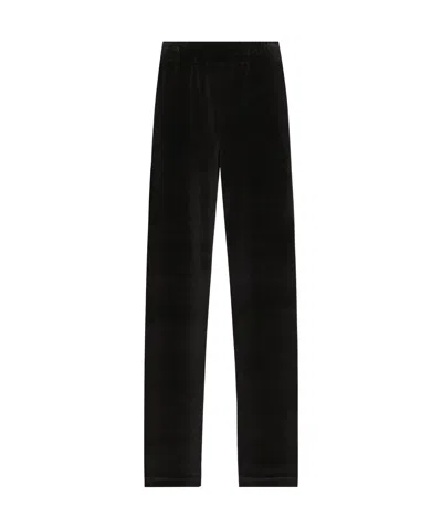 DOLCE & GABBANA DOLCE  GABBANA DG LOGO EMBROIDERED CHENILLE JOGGING PANTS