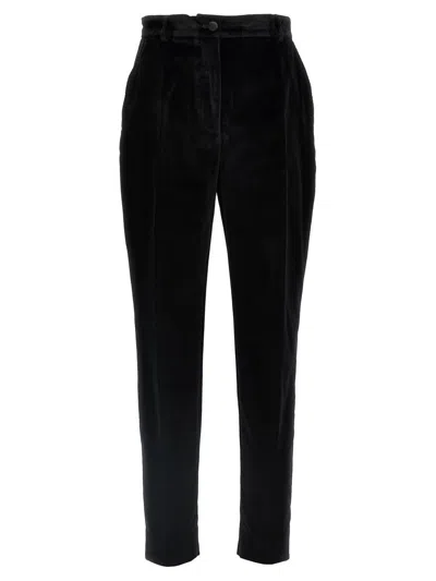DOLCE & GABBANA DOLCE & GABBANA VELVET TUXEDO PANTS