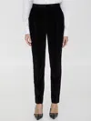 Dolce & Gabbana Pleated Wool-blend Gabardine Straight-leg Pants In Black