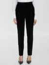Dolce & Gabbana Pleated Wool-blend Gabardine Straight-leg Pants In Black