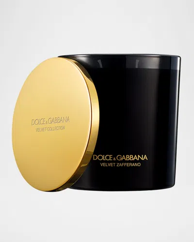 Dolce & Gabbana Velvet Zafferano Candle, 8.5 Oz. In Black