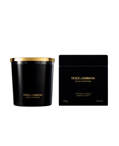 Dolce & Gabbana Velvet Zafferano Scented Candle, 8.46 Oz. In Transparent